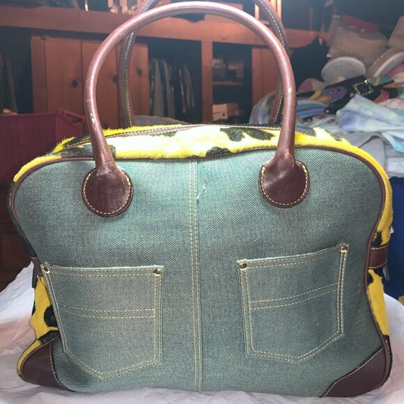 VINTAGE FRED SEGAL GRAFFITI ART MULTIMEDIA MUSIC PEACE LOVE THEME BOWLING BAG - Picture 7 of 14